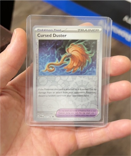 2023 Pokémon SV04: Paradox Rift #161 Cursed Duster — front
