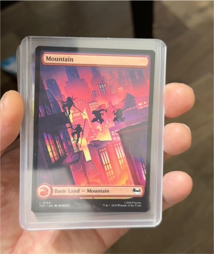 2023 Magic: The Gathering #0194 Mountain Teenage Mutant Ninja Turtles — front