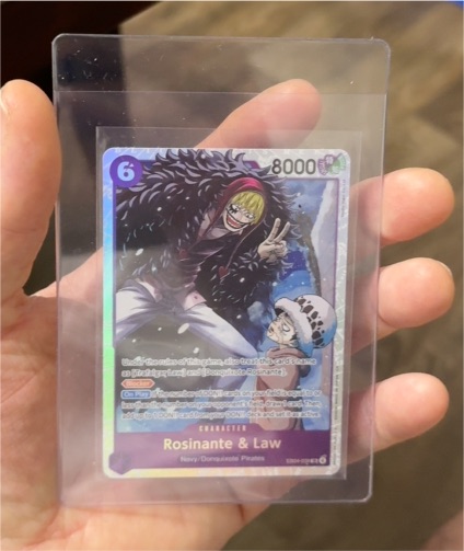One Piece TCG EB04-038 Rosinante & Law — front