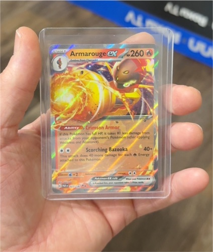 2023 Pokémon TCG Paradox Rift #027 Armarouge ex — front