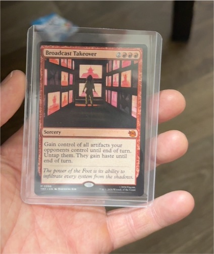 2026 Magic: The Gathering #0086 Broadcast Takeover — front