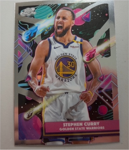 2025-26 Topps Cosmic Chrome #18 Stephen Curry — front
