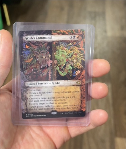 2007 Magic: The Gathering #0340 Grub's Command — front