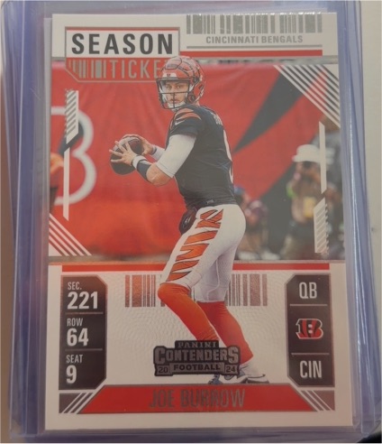 2024 Panini Contenders Season Ticket #20 Joe Burrow — front