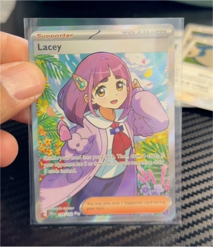 2024 Pokémon TCG Stellar Crown #166 Lacey — front
