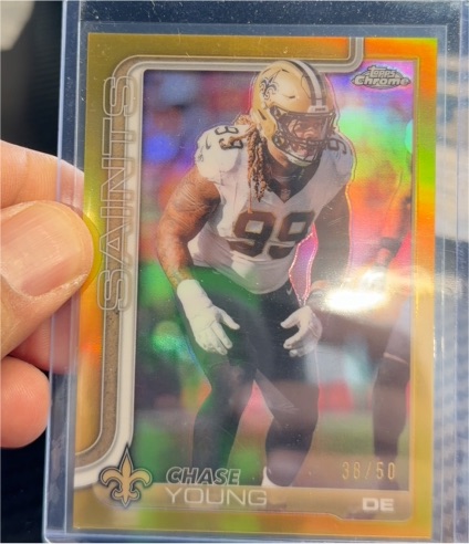 2025 Topps Chrome #220 Chase Young — front