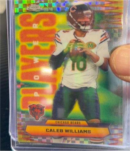 2025 Topps Chrome #PP-7 Caleb Williams — front