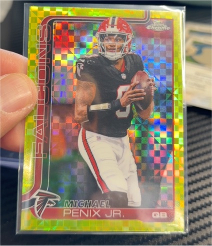 2025 Topps Chrome #15 Michael Penix Jr. — front
