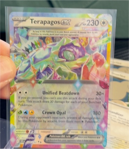 2023 Pokémon SV07 #128 Terapagos EX — front