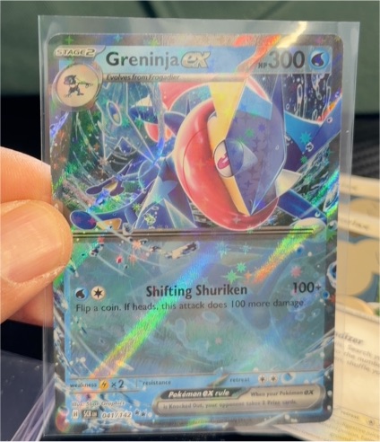 2023 Pokémon TCG Stellar Crown #041 Greninja EX — front