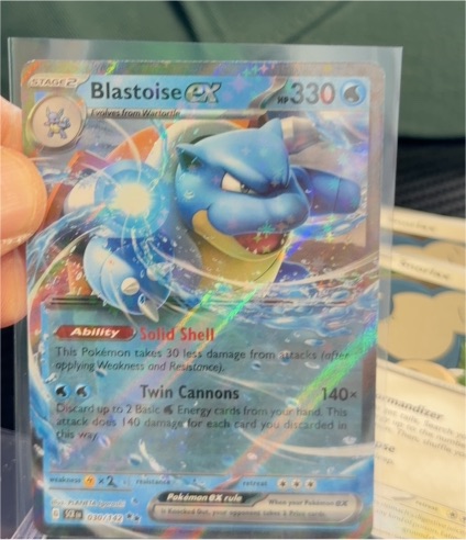 2022 Pokémon Scarlet & Violet SV07 #030 Blastoise ex — front