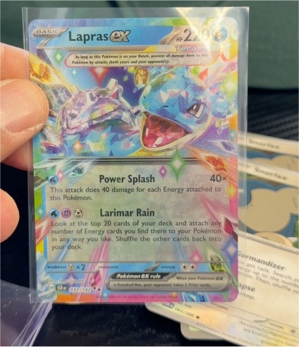 2024 Pokémon TCG Stellar Crown #032 Lapras EX — front