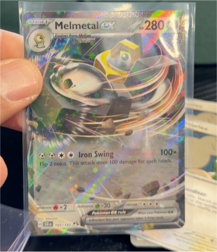 2022 Pokémon SV07: Stellar Crown #105 Melmetal EX — front