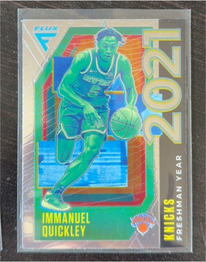 2020-21 Panini Flux #20 Immanuel Quickley Freshman Year — front