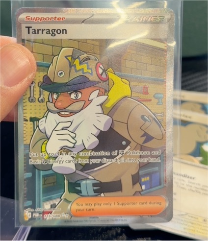 Tarragon 116/088 Perfect Order Trainer Supporter Full Art Holo Pokémon Card — front