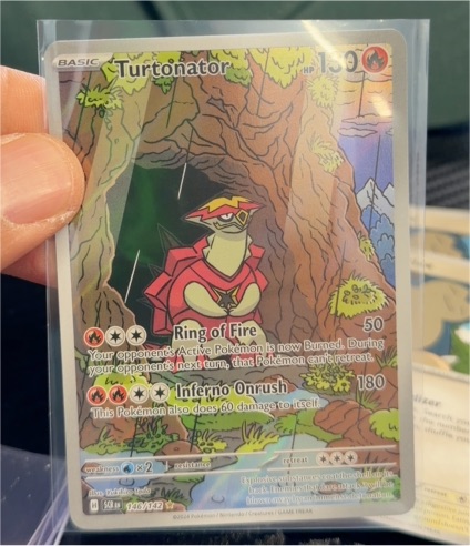 2024 Pokémon TCG Stellar Crown #146/142 Turtonator Illustration Rare — front