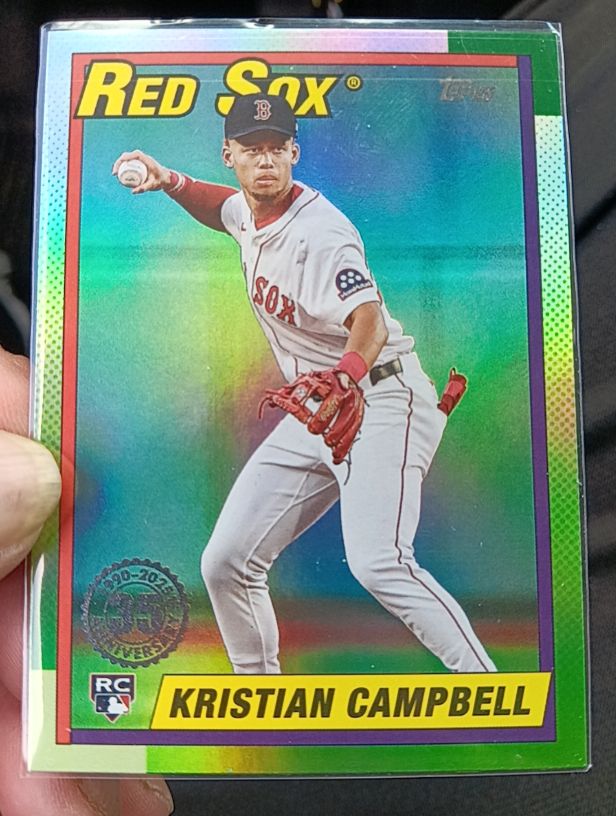 2025 Topps Update #U90-36 Kristian Campbell — front