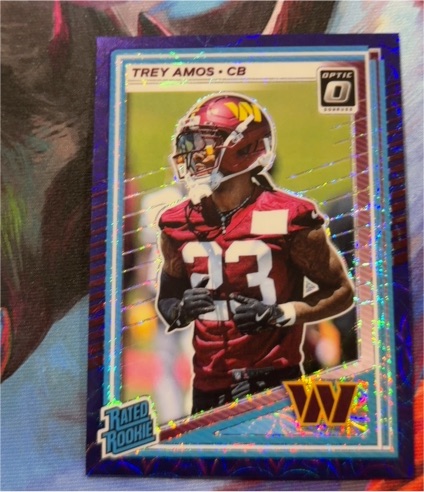 2025 Panini Donruss Optic #267 Trey Amos — front