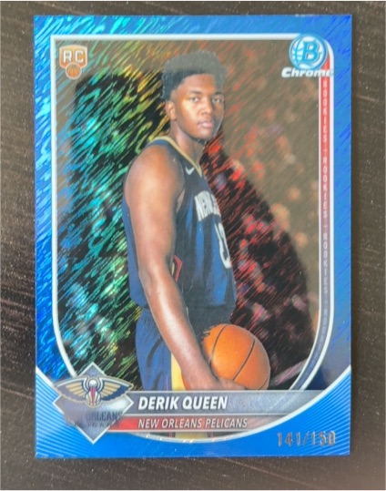 2025 Bowman Chrome #BCV-13 Derik Queen — front