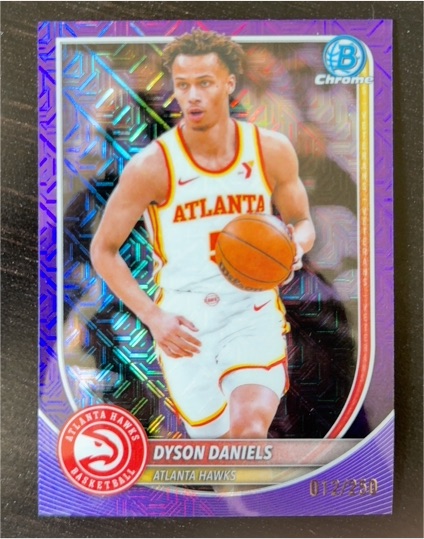 2025-26 Bowman Chrome #BCV-166 Dyson Daniels — front