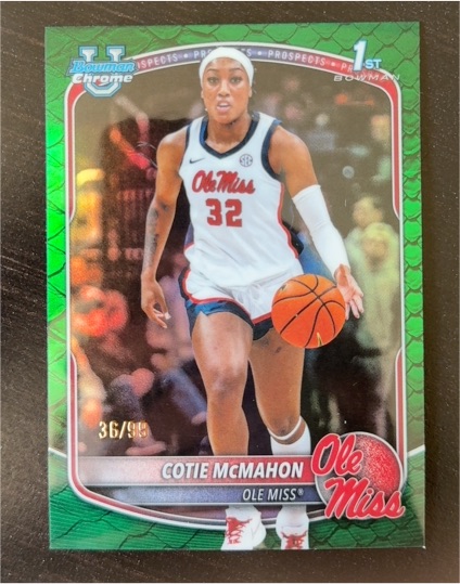2025-26 Topps Bowman Chrome #BCP-30 Cotie McMahon — front