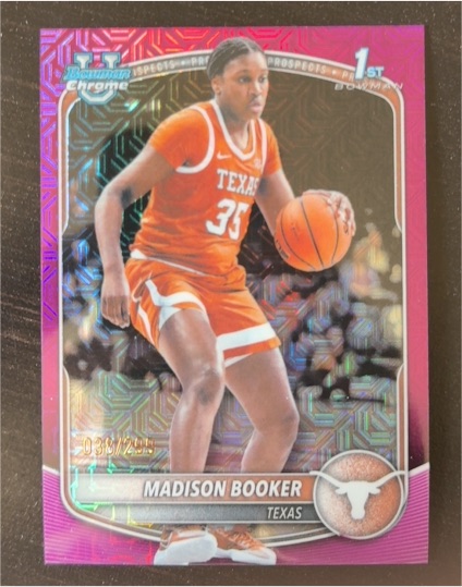 2025 Bowman Chrome #BCP-15 Madison Booker — front