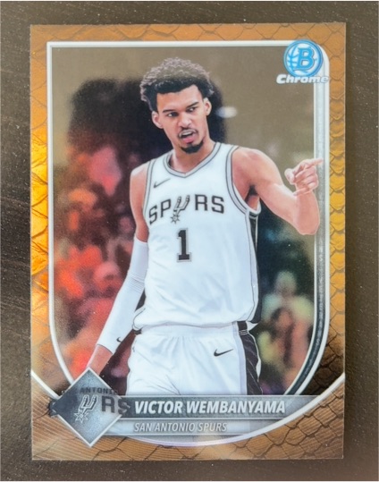 2025 Bowman Chrome #BCV-143 Victor Wembanyama — front
