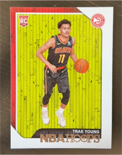 2018-19 Panini NBA Hoops #250 Trae Young — front