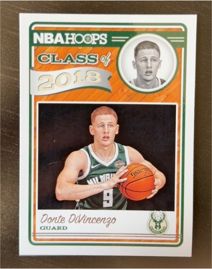 2018-19 Panini NBA Hoops Class of 2018 #15 Donte DiVincenzo — front