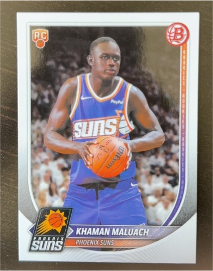 2025-26 Bowman #10 Khaman Maluach — front
