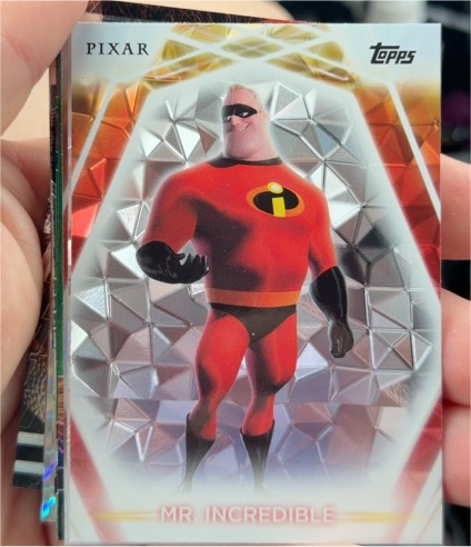 2026 Topps Disney Neon #51 Mr. Incredible Diamante Parallel — front