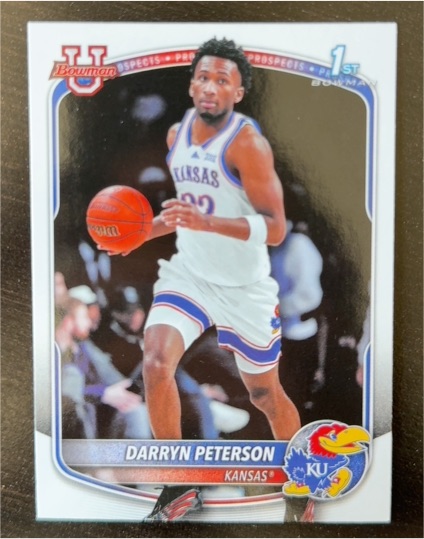 2025 Bowman U 1st Bowman #BPP-2 Darryn Peterson — front