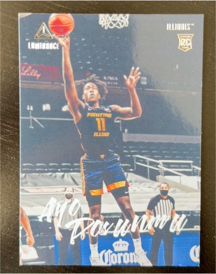 2021 Panini Chronicles Draft Picks Luminance #94 Ayo Dosunmu Rookie — front