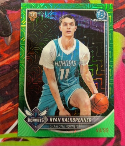 2025-26 Bowman Chrome #BCV-34 Ryan Kalkbrenner — front
