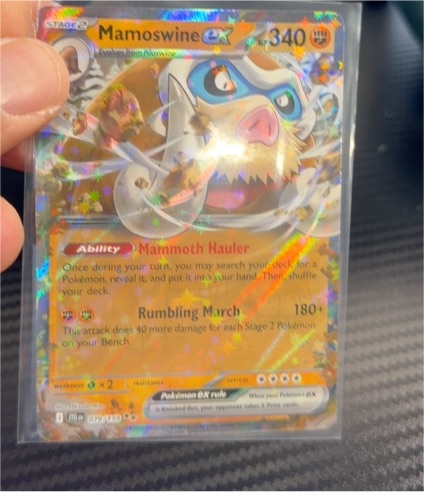 2022 Pokémon Journey Together #079 Mamoswine EX — front