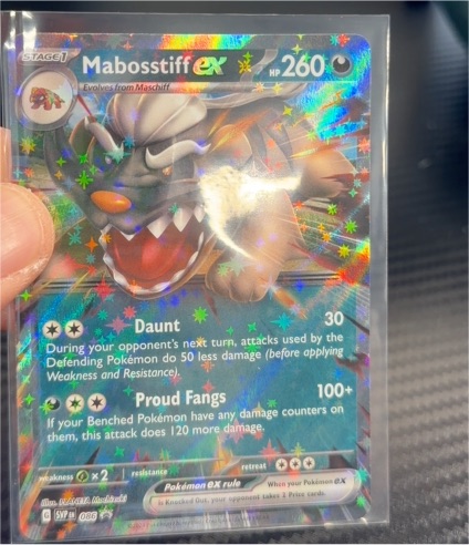 2023 Pokemon Scarlet & Violet Promo #086 Mabosstiff ex — front