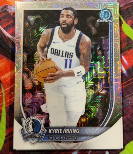 2025 Bowman Chrome #BCV-130 Kyrie Irving — front