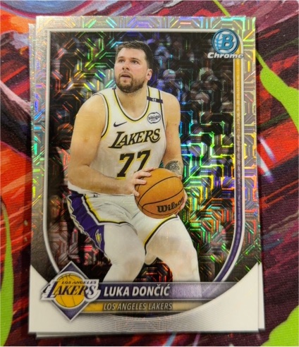 2025-26 Bowman Chrome #BCV-123 Luka Dončić — front