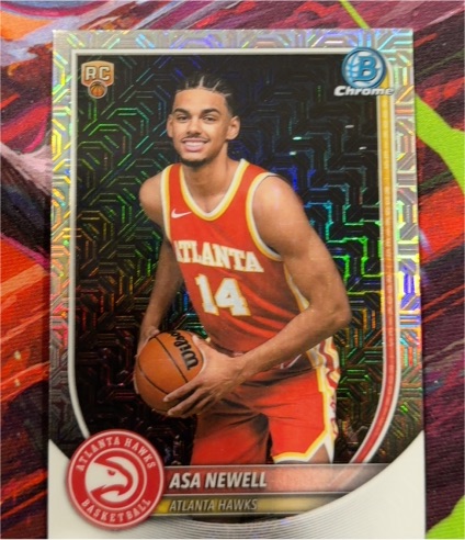 2025-26 Bowman Chrome #BCV-23 Asa Newell — front