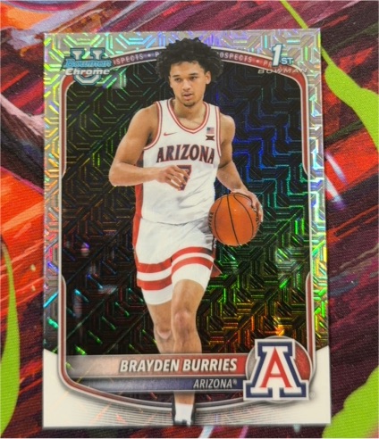 2025-26 Bowman Chrome #BCP-51 Brayden Burries — front