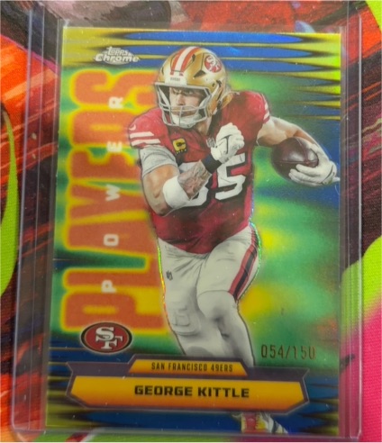 2025 Topps Chrome Football #PP-33 George Kittle — front