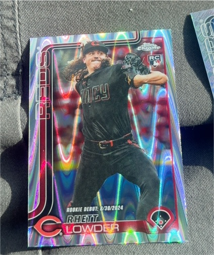 2025 Topps Chrome Update #USC110 Rhett Lowder — front