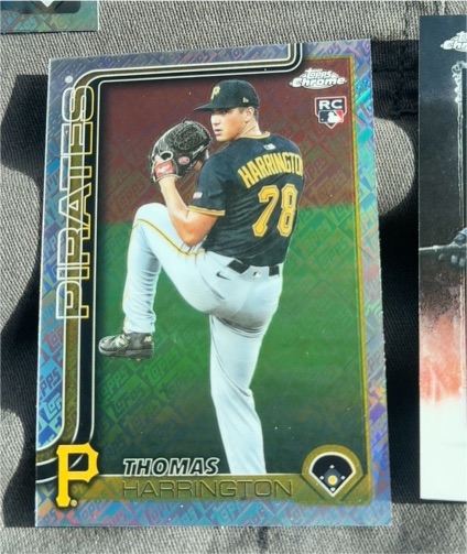 2025 Topps Chrome Update #USC177 Thomas Harrington — front