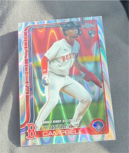 2025 Topps Chrome Update #USC188 Kristian Campbell — front