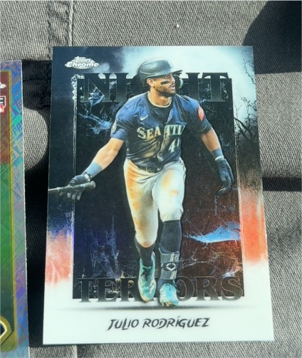 2025 Topps Chrome Update #NT-15 Julio Rodriguez Night Terrors — front