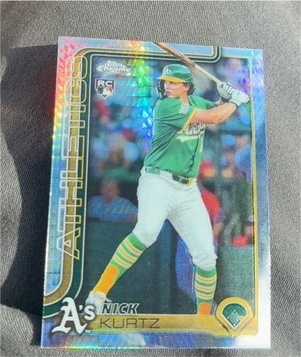 2025 Topps Chrome Update #USC178 Nick Kurtz — front