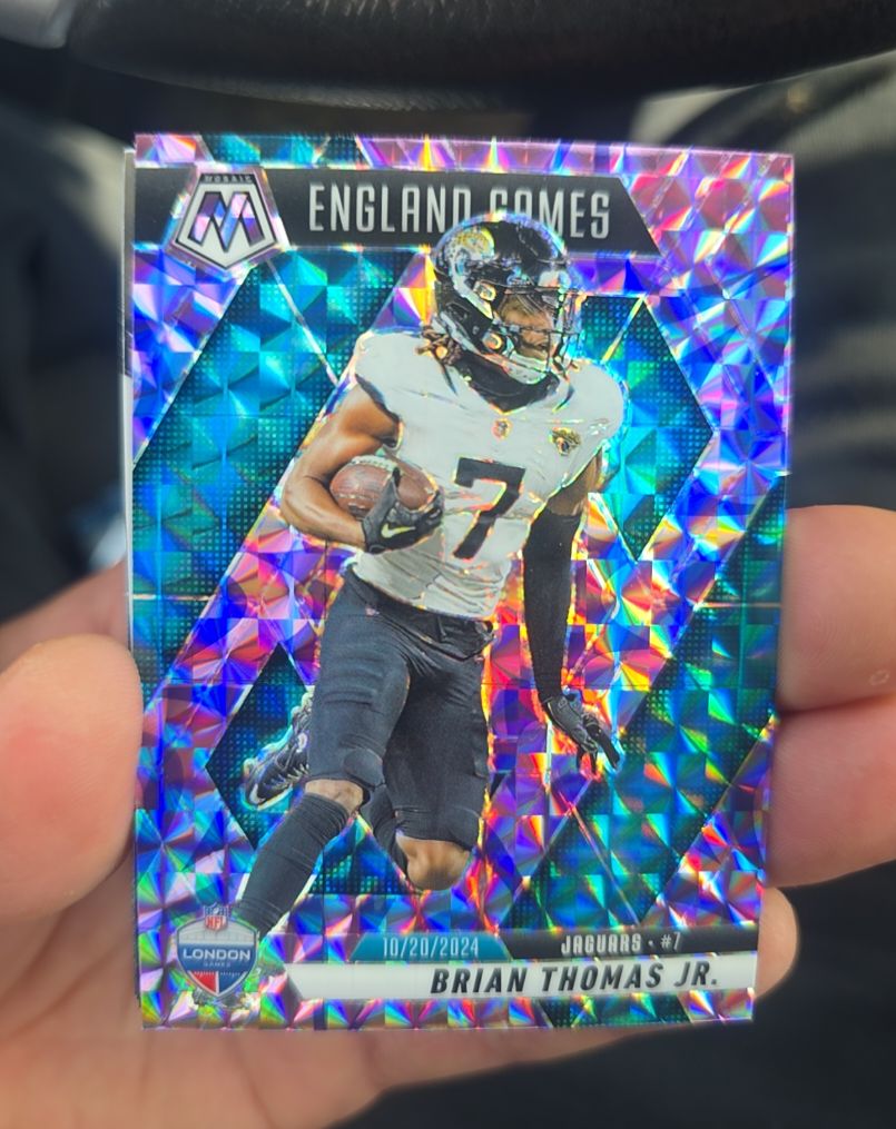 2025 Panini Mosaic #256 Brian Thomas Jr. England Games — front