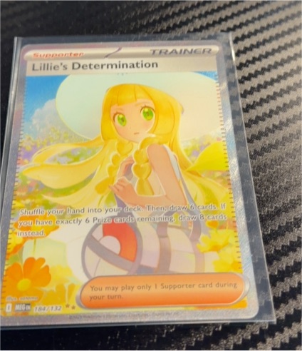 2022 Pokémon Me01 #184 Lillie's Determination — front