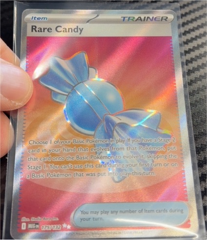 2022 Pokémon ME01: Mega Evolution #175 Rare Candy — front