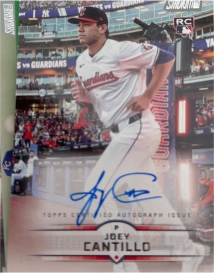 2025 Topps Stadium Club #SCBA-JC Joey Cantillo — front